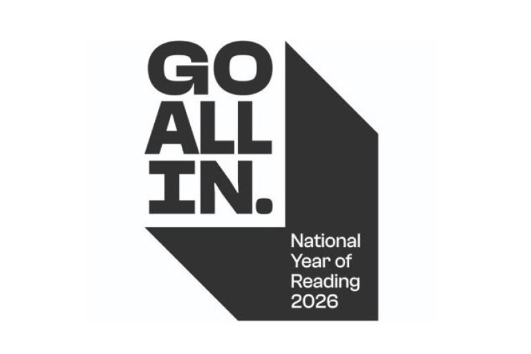 Go All In National Year of Reading logo