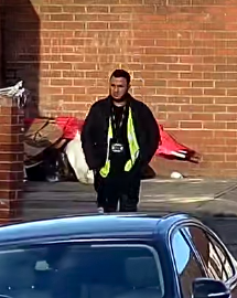 A man walking