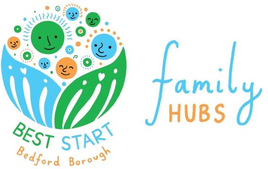 Bedford Borough Family Hubs logo