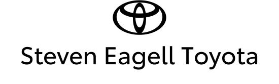 Steven Eagell Toyota logo black text on white