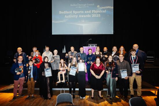 Bedford Sports and Activity Awards winners 2025