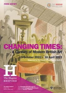 Changing times: A Century of Modern British Art. 15 October 2022 - 16 April 2023. Visit the Higgins Bedford website to find out more.