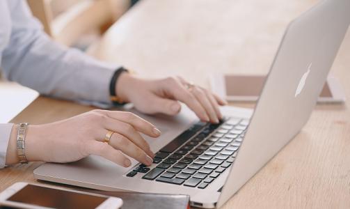 women on a laptop