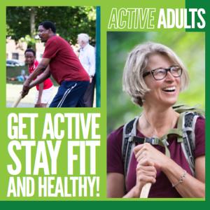 Adults, over 35 years old, enjoying Active Adults Sports Courses
