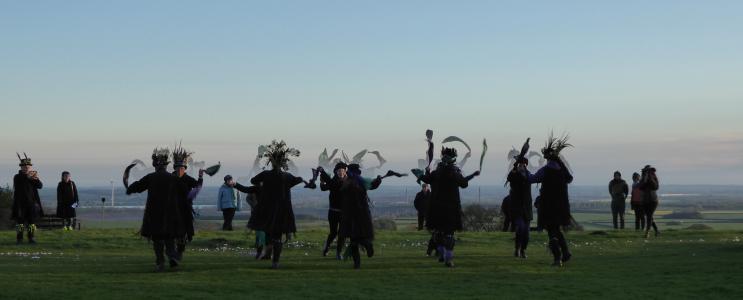 Hemlock Morris group dancing