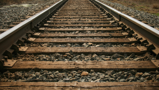 Railway tracks. 