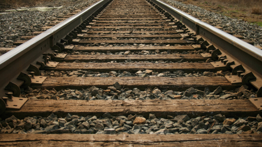 Railway tracks.
