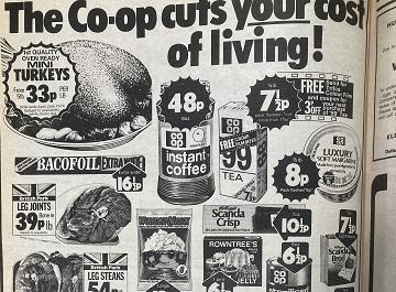 Co-op food advert from April 1974