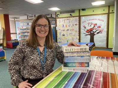 A selection of the dyslexia-friendly books which can be found in Bedford Borough’s libraries