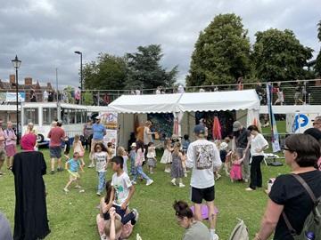 Family event at Bedford River Festival