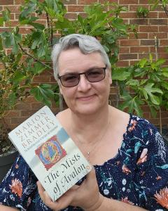 Councillor Sue Abood with The Mists of Avalon