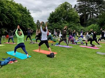 Yoga with Lenka in the park