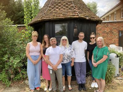 Staff at Foxgloves Children's Home