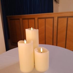 Three candles