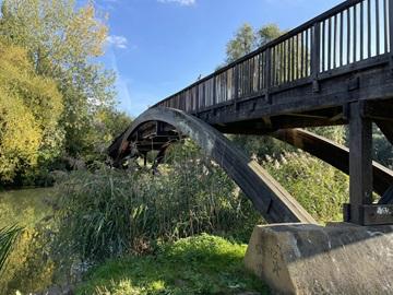 Queens Bridge over the river