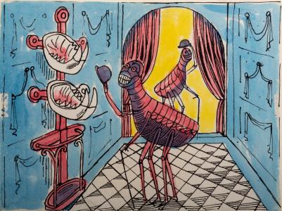 One of the art pieces