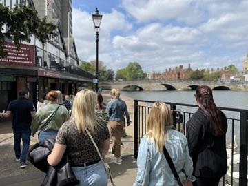 People taking part in Walk Against Stalking 2025