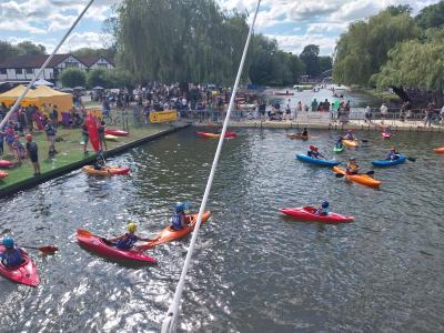 Bedford River Festival Sports Island