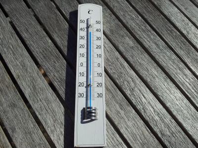 A thermometer