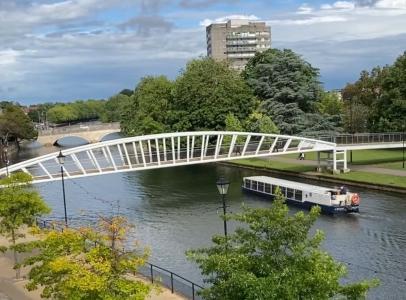 John Bunyan Boat on the river