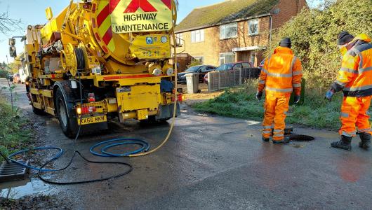 Gulley clearing