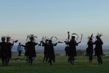Hemlock Morris group dancing