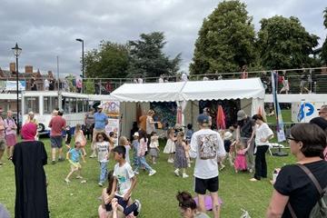 Family event at Bedford River Festival