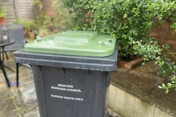 Green lidded bin