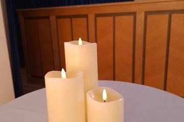 Three candles