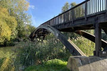 Queens Bridge over the river