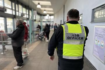 ASB Officer in Bedford bus station