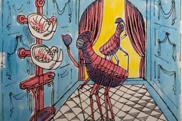 One of the art pieces