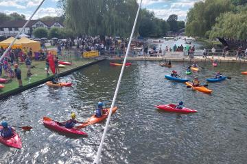 Bedford River Festival Sports Island