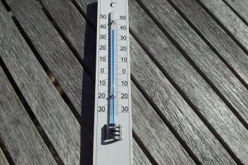 A thermometer