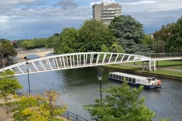 John Bunyan Boat on the river
