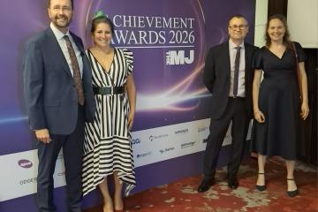 Council officers with Councillor Andrea Spice