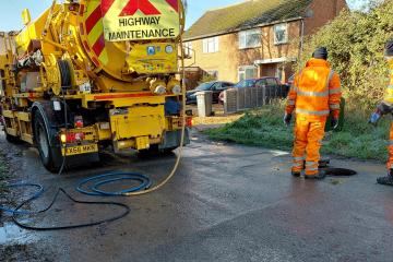 Gulley clearing