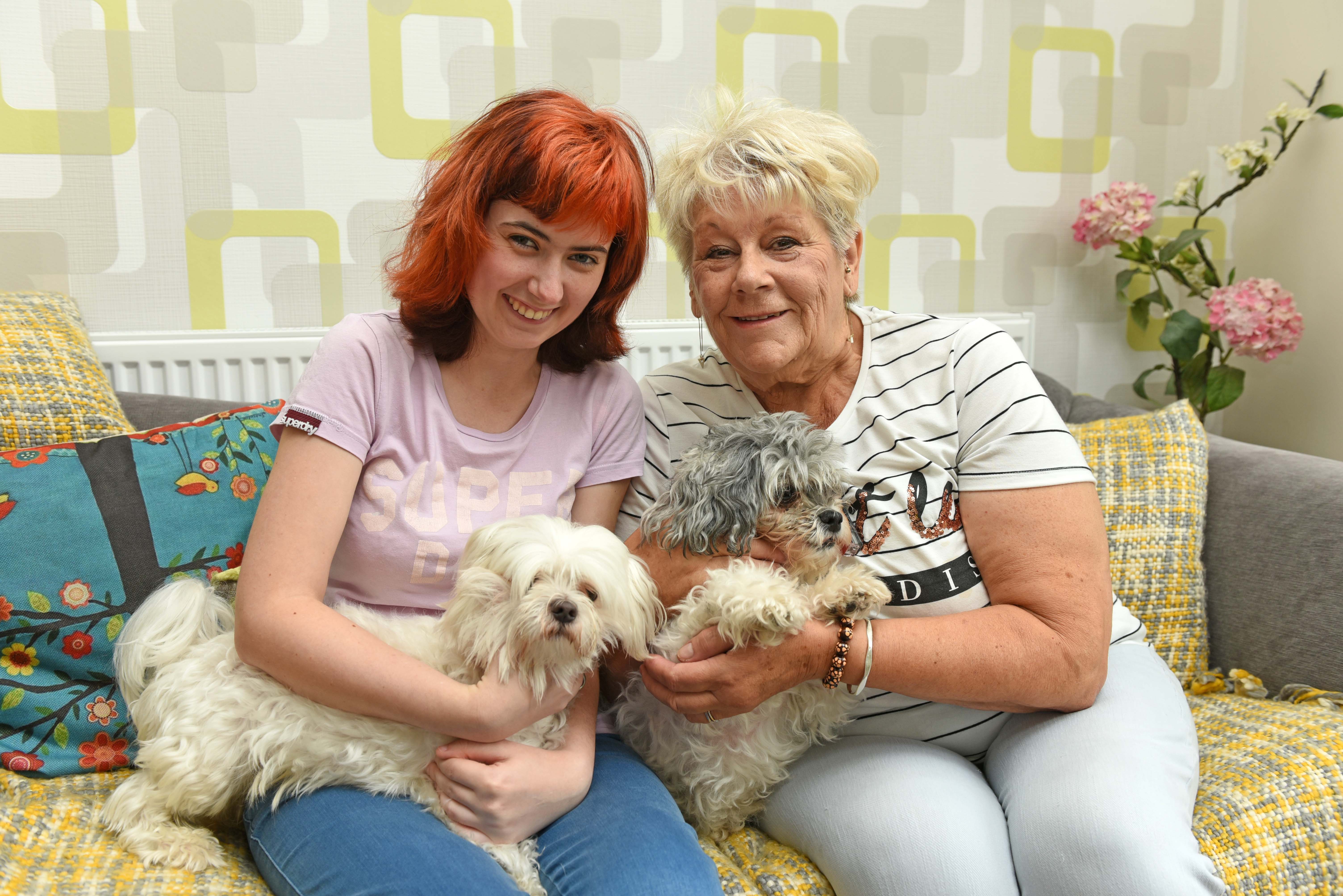Women with dogs